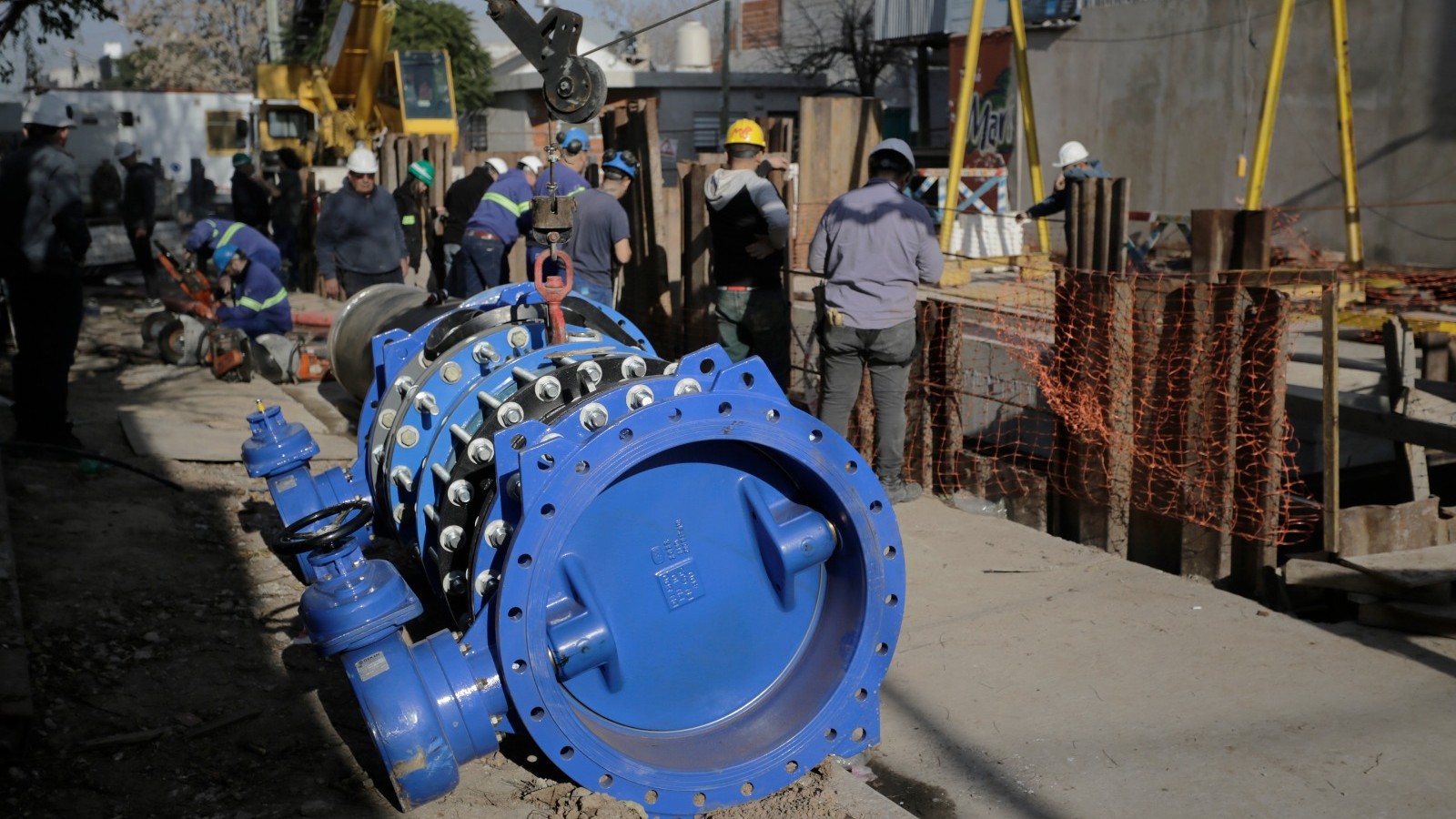 AySA inició las pruebas de funcionamiento del nuevo "Rebombeo Castillo" que beneficiará a 36.000 habitantes