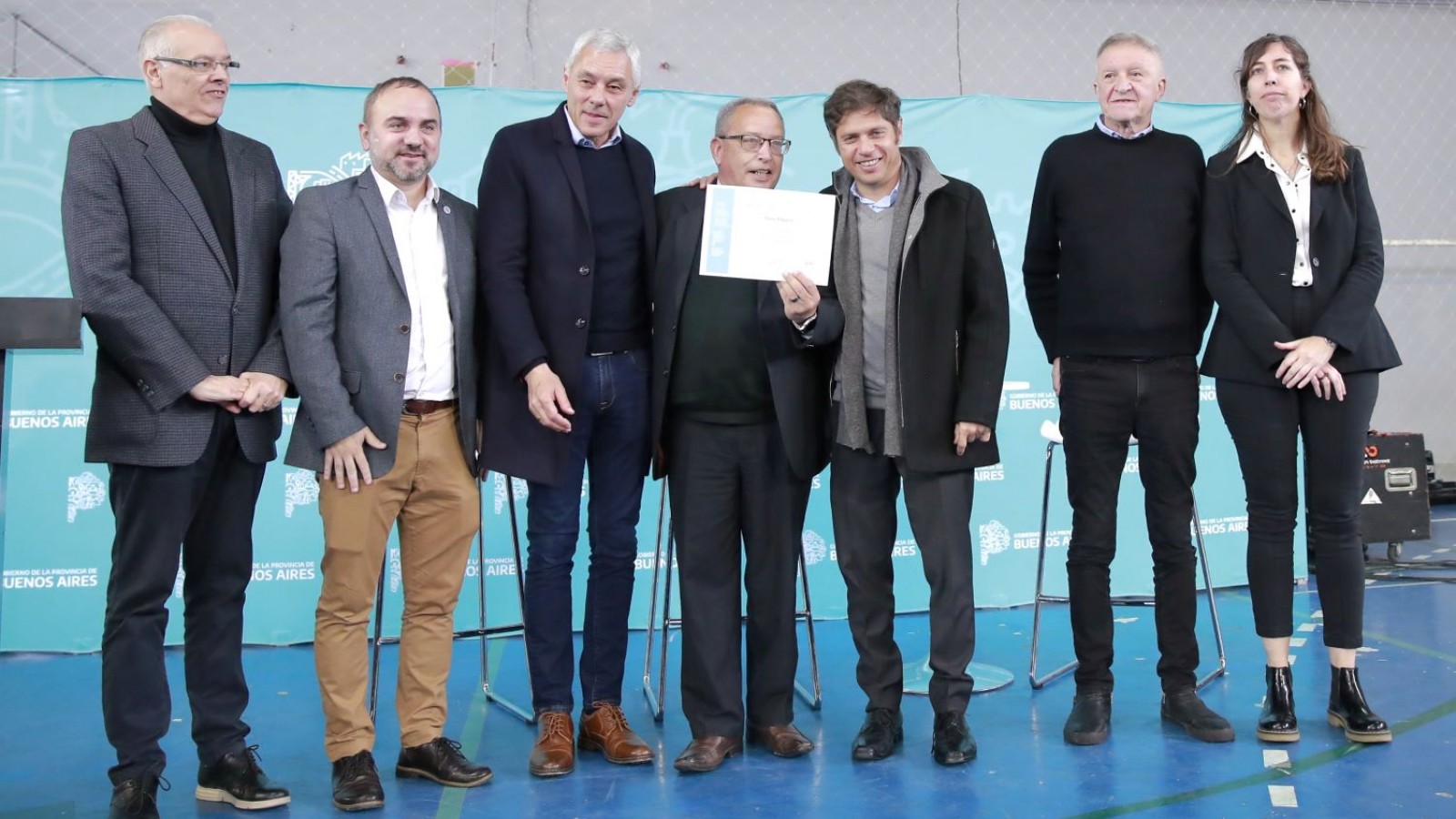 Kicillof entregó distinciones a pastores evangélicos por su tarea social en la provincia