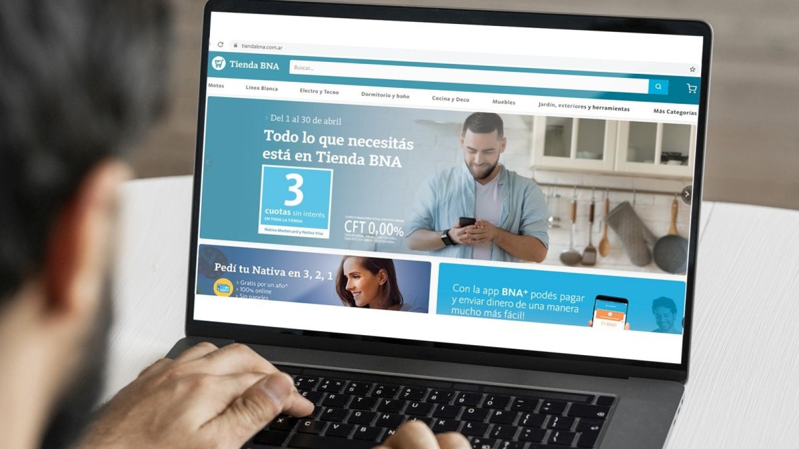 3, 6 y 12 cuotas sin interés en todas las categorías: "Tienda BNA+" se suma al Cyber Monday