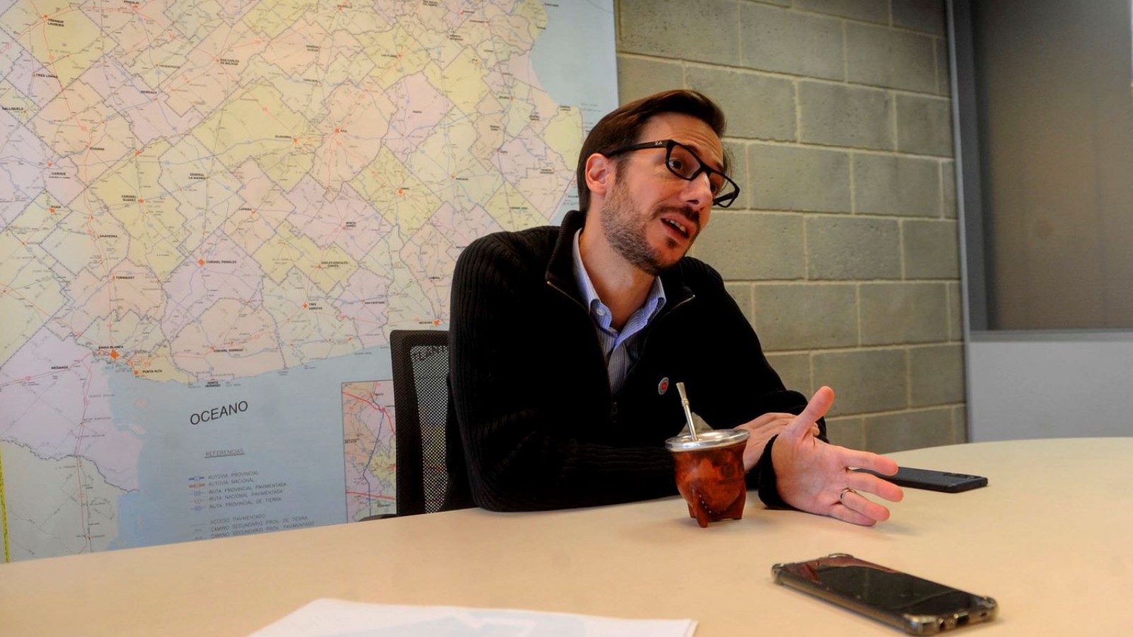 "Sería imposible continuar con este nivel de obra pública si gana Milei", afirmó Agustín Simeone