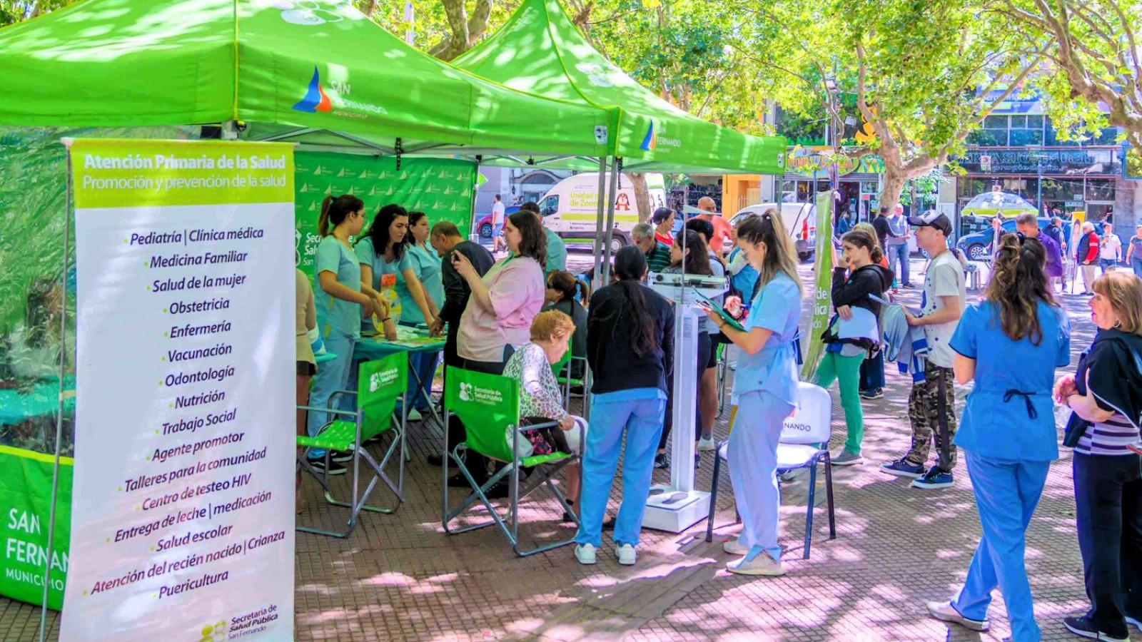 Los sanfernandinos se realizaron controles en el Día Mundial de la Diabetes