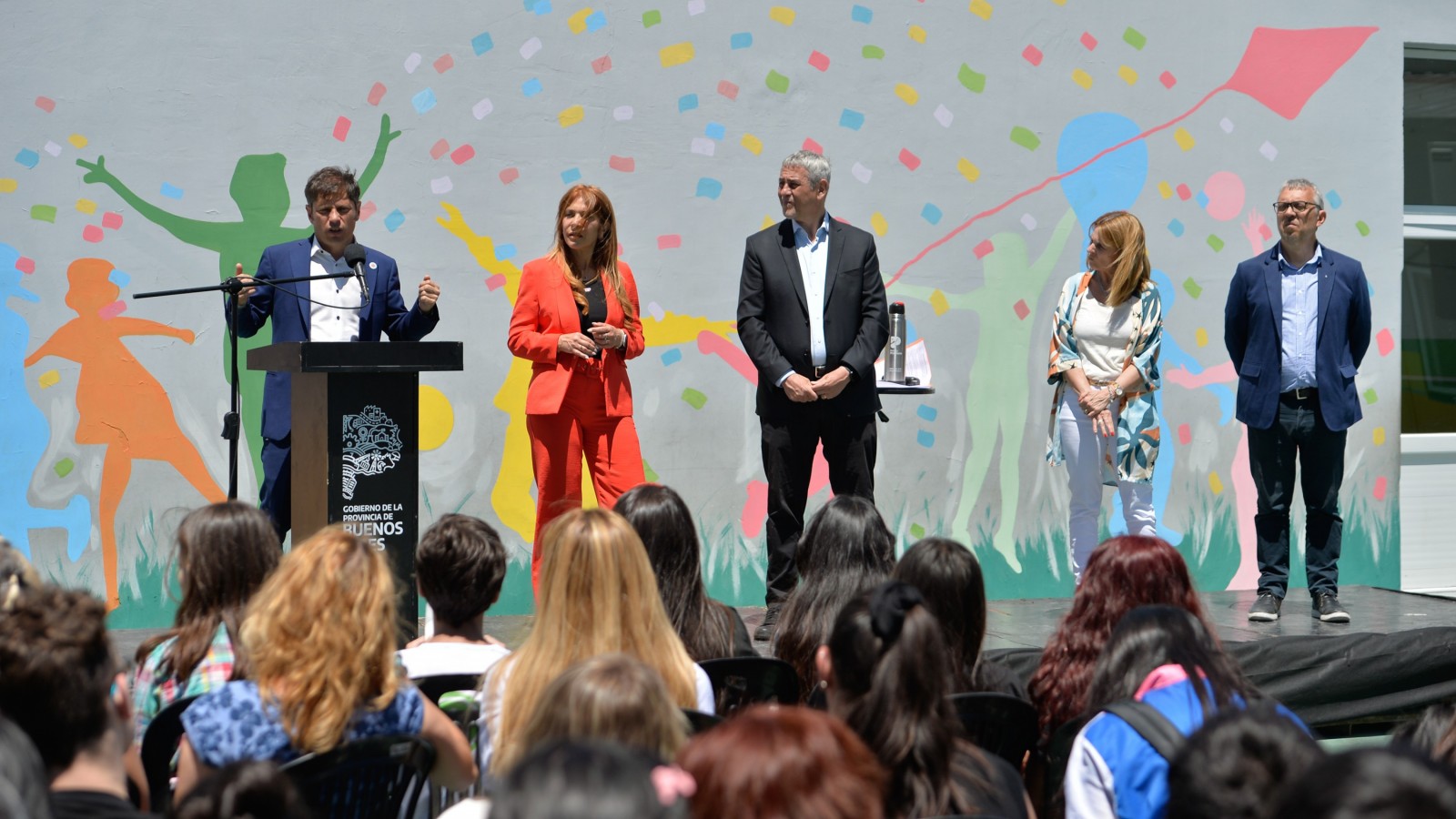 Kicillof inauguró las obras de ampliación de la Escuela Secundaria N°34 de Avellaneda