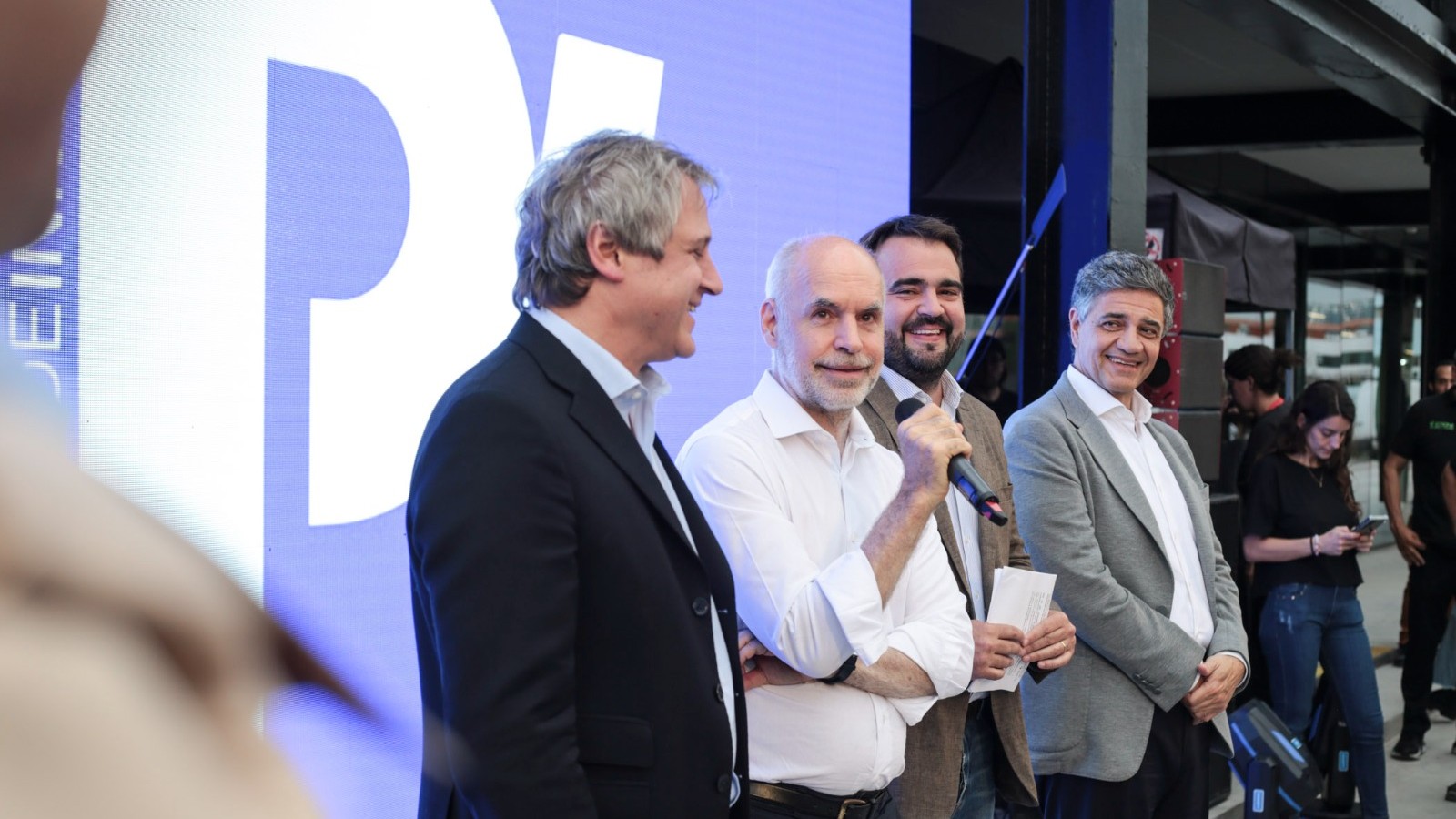 Horacio Rodríguez Larreta y Jorge Macri inauguraron el primer edificio en el Parque de Innovación