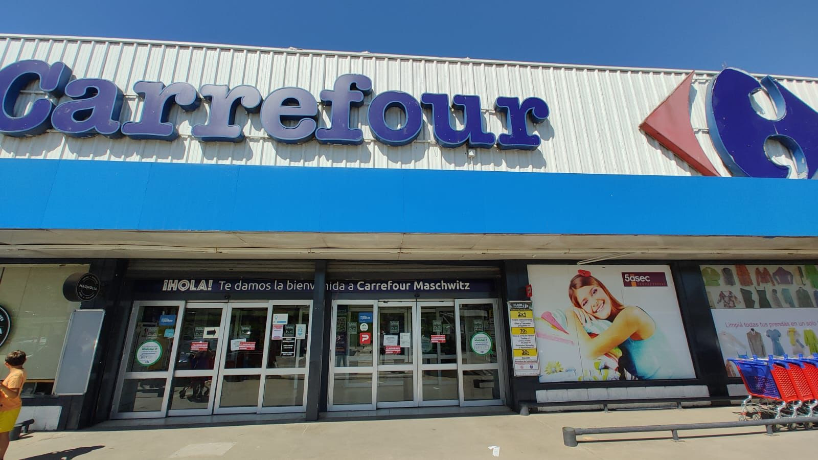 La Municipalidad de Escobar clausuró el supermercado Carrefour de Ingeniero Maschwitz