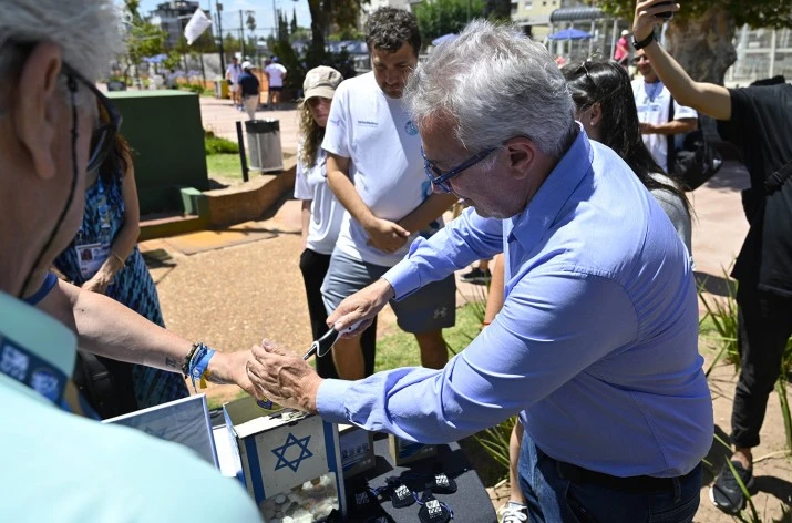 Julio Zamora en la apertura de los Juegos Macabeos: "Nuestro deseo es de paz en el mundo"