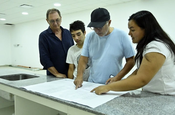  Julio Zamora monitoreó la obra del nuevo Centro de Medicina Cardiovascular y de Hemodinamia en Tigre centro