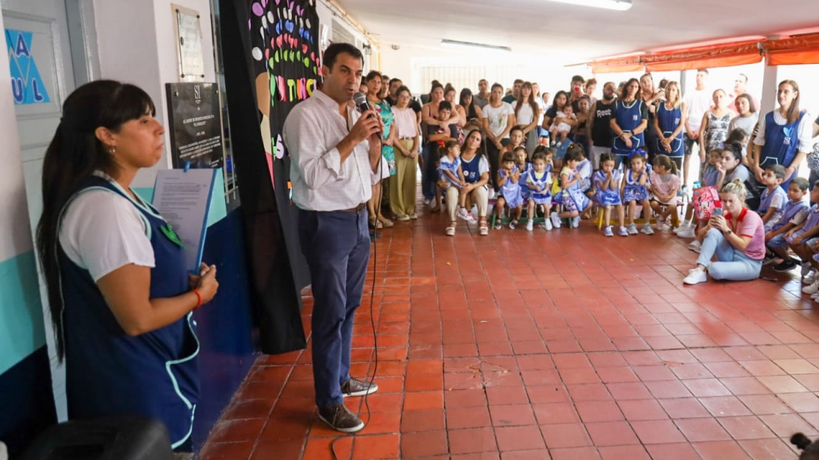 Ramón Lanús participó del inicio del ciclo lectivo en San Isidro