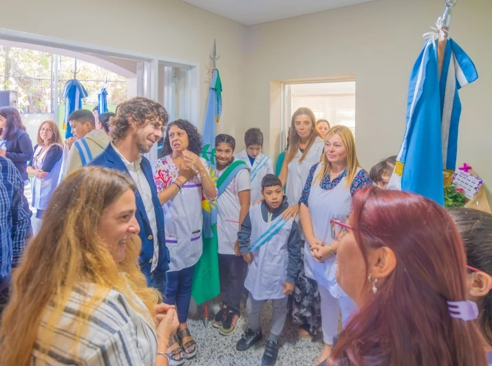 Juan Andreotti inauguró la renovación de la Escuela de Educación Especial N°501 