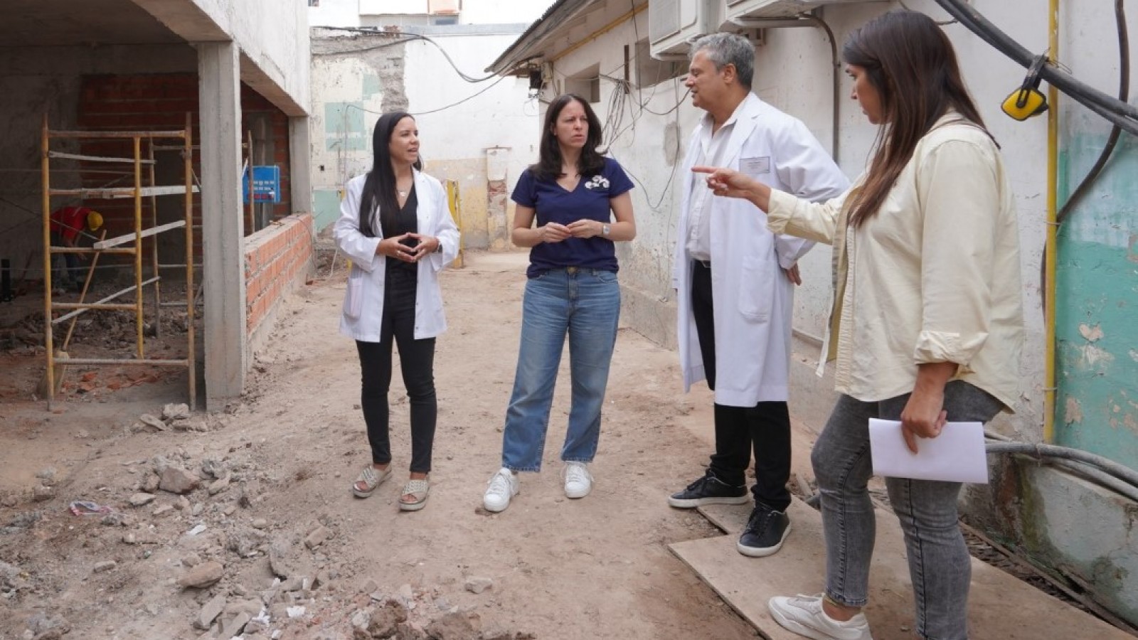 Avanzan las renovaciones de la Maternidad Santa Rosa de Vicente López