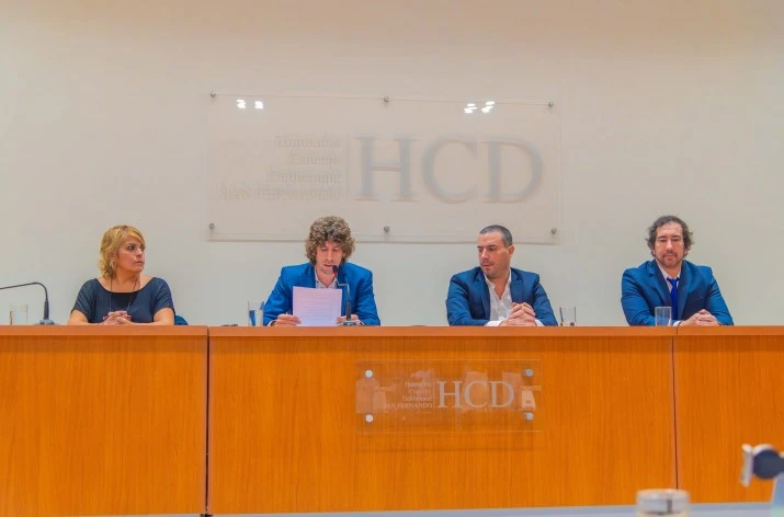 Juan Andreotti inició el período de sesiones 2024 del Concejo Deliberante de San Fernando 