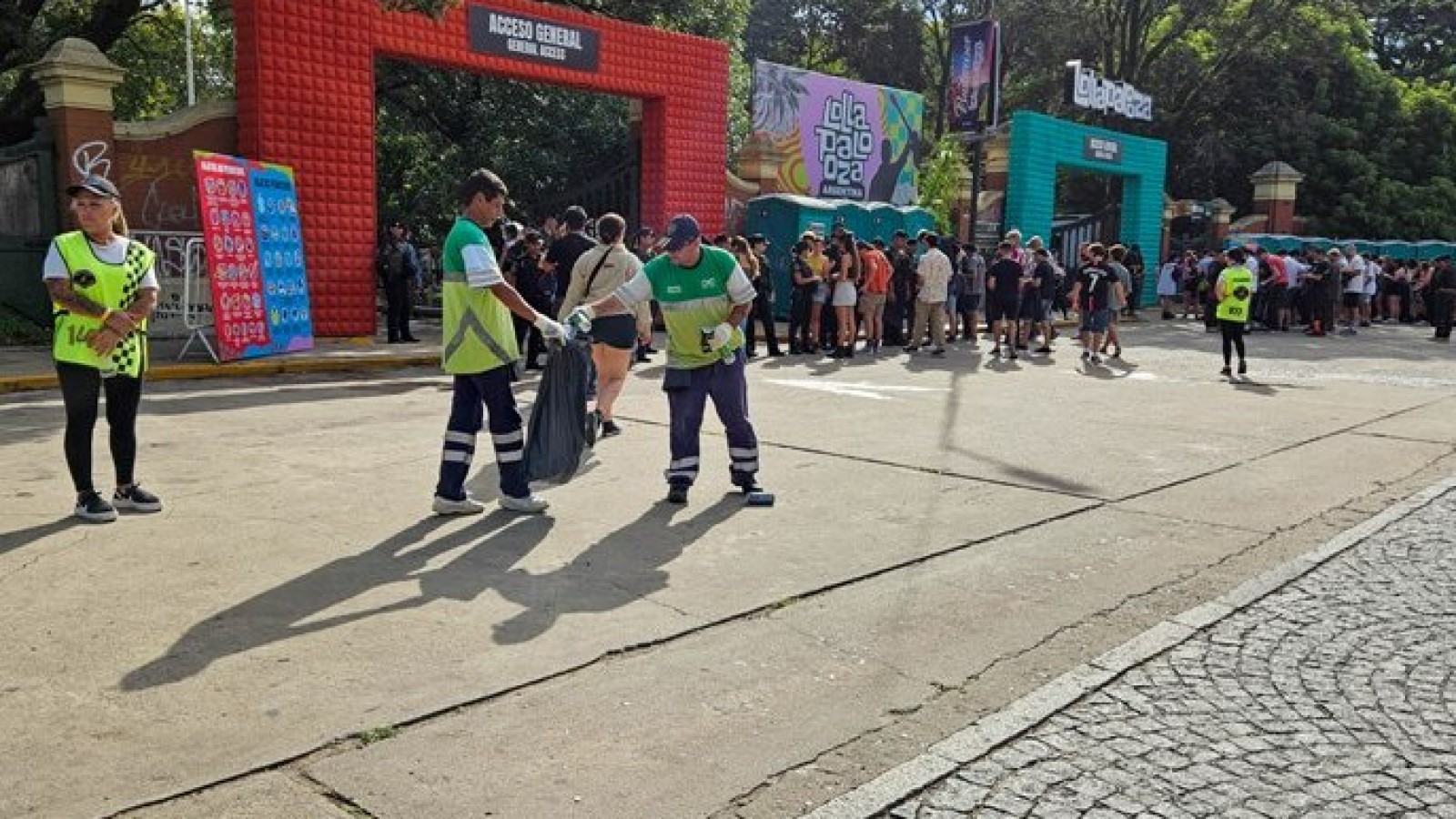 Con un exitoso operativo de seguridad y limpieza, se realizó el Lollapalooza en San Isidro