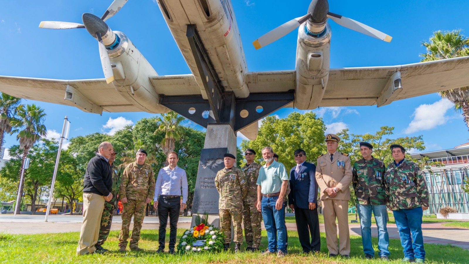 Campana rindió homenaje a sus Héroes de Malvinas a 42 años de la histórica gesta