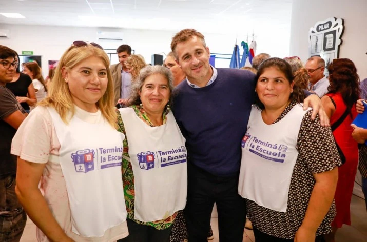 Achával puso en marcha en Pilar el programa "Terminá la Escuela"