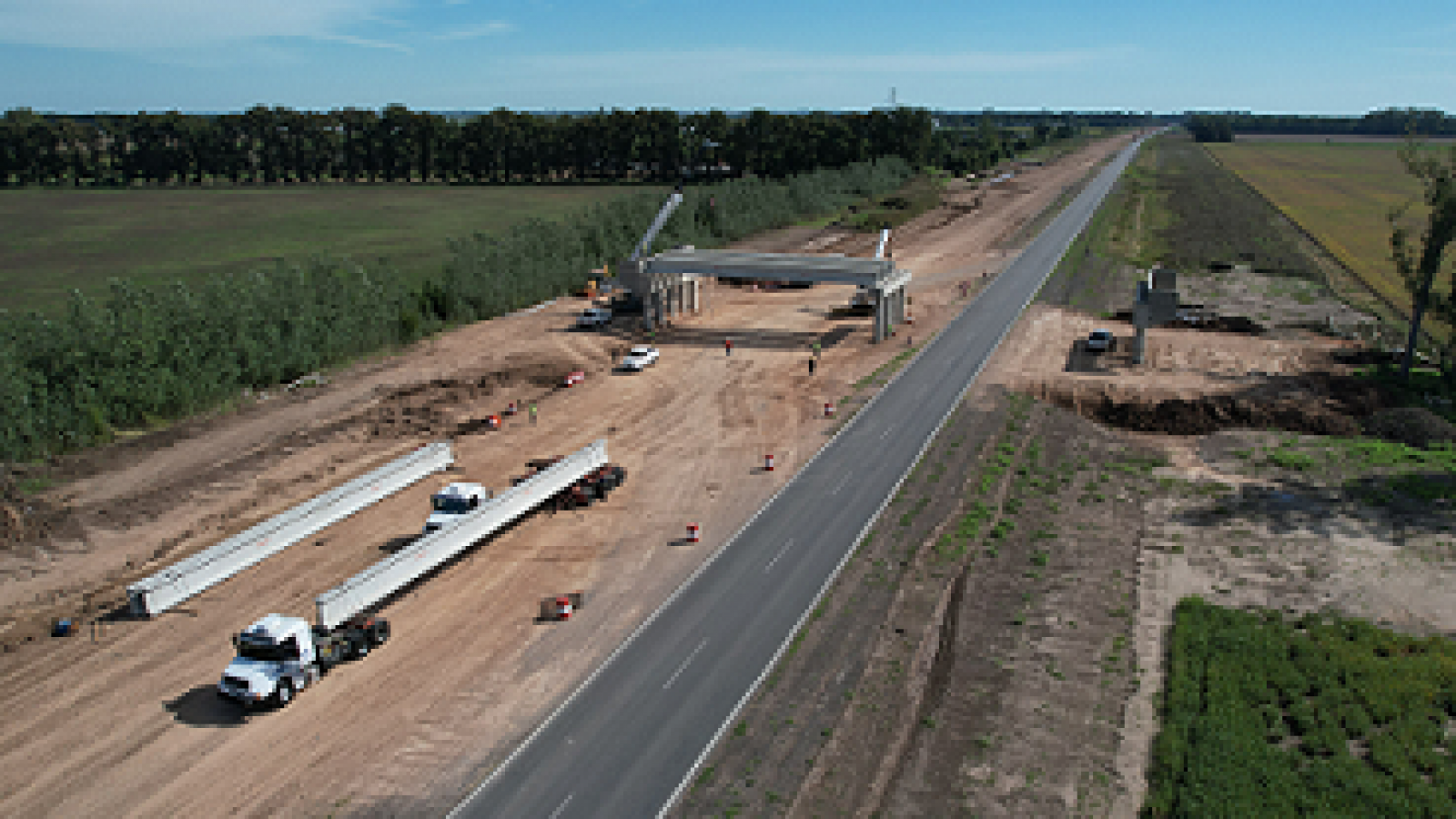 Avanzan las obras de duplicación de calzada en la Ruta Provincial N°41