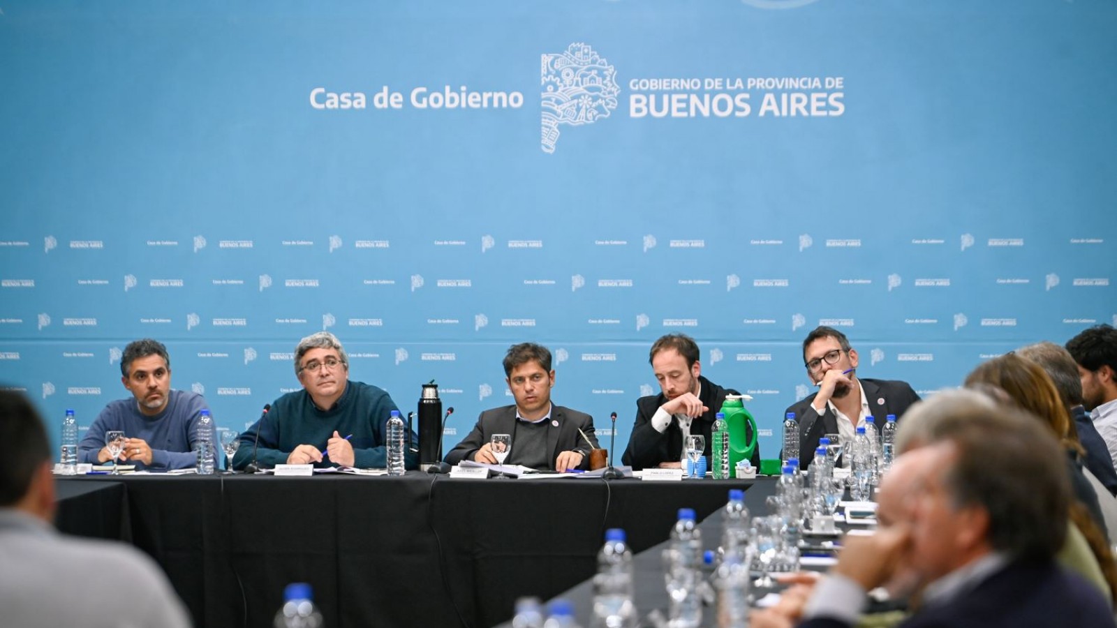 Axel Kicillof recibió a representantes de la Mesa Agropecuaria