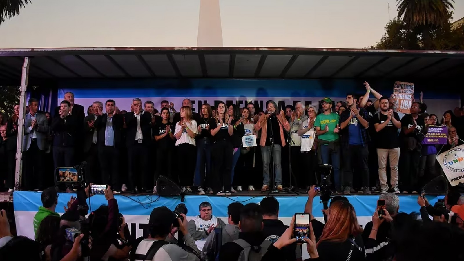Marcha universitaria: "No estamos dispuestos a resignar nuestro futuro", advirtieron en el documento