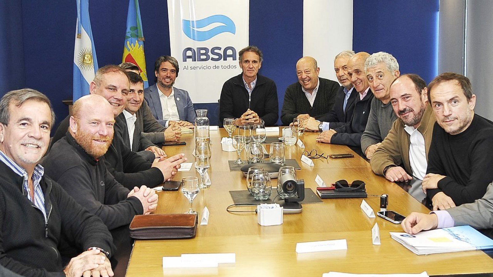 Gabriel Katopodis firmó convenios de obras de agua potable y saneamiento