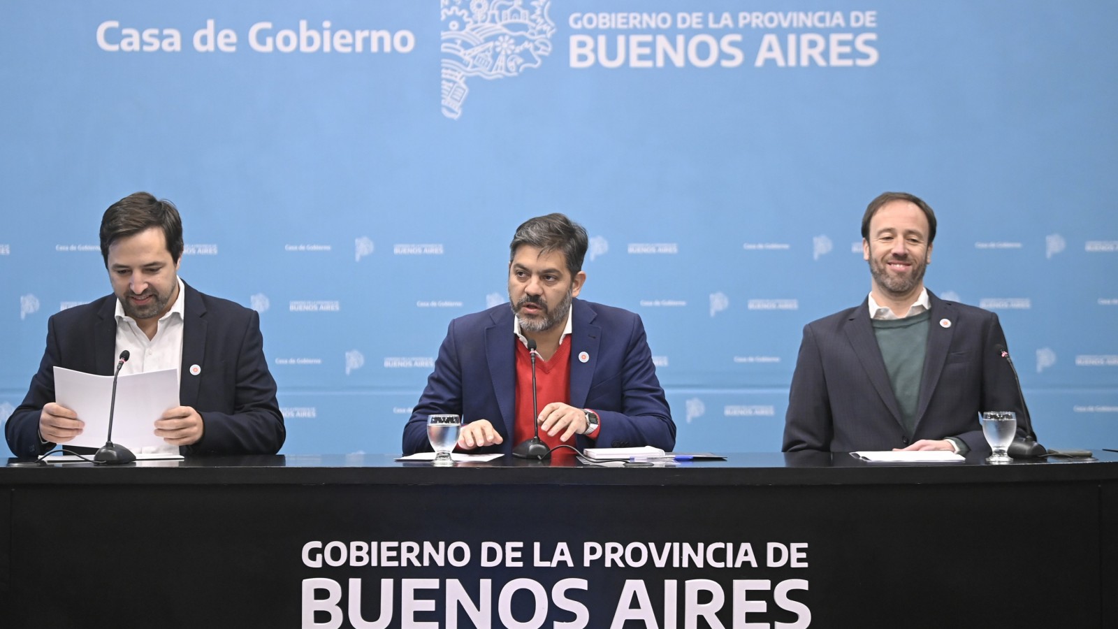 Bianco, Kreplak y López brindaron una conferencia con anuncios de gobierno