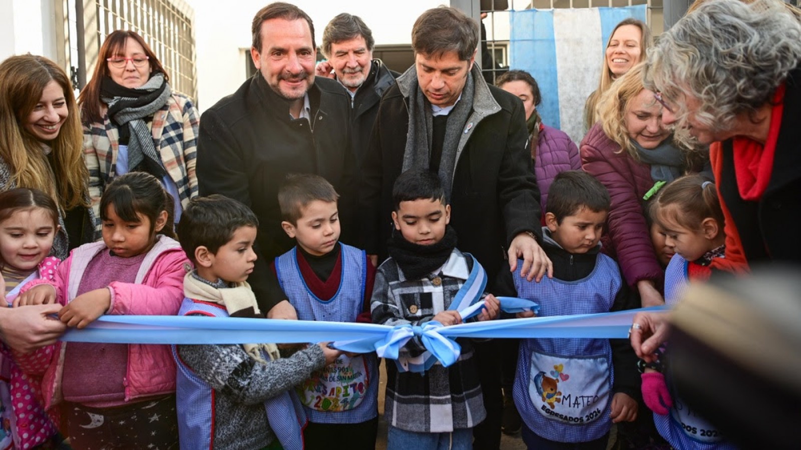 Sujarchuk y Kicillof inauguraron un jardín de infantes y un centro de salud en Belén de Escobar