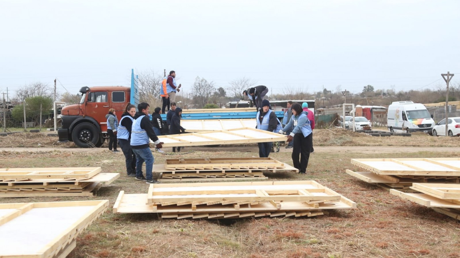 Nueva intervención de la fundación "Techo" junto al Municipio de Zárate