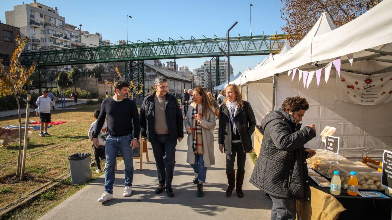 Más de 80 mil vecinos ya pueden disfrutar del Parque Ferroviario de Colegiales