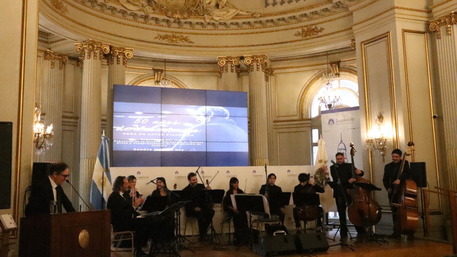 La Orquesta Juvenil de San Miguel participó de un homenaje por los 50 años de Libertango