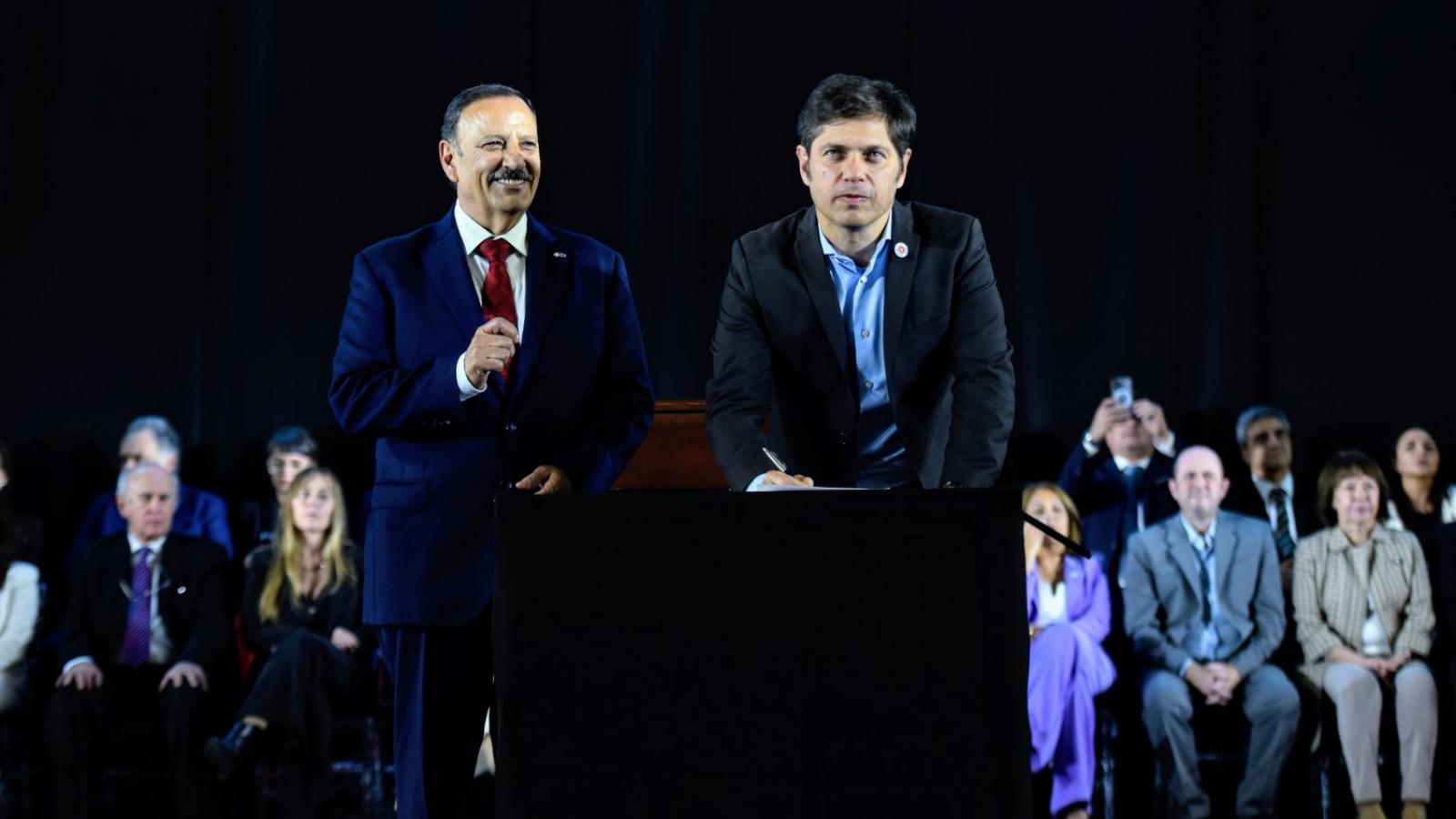 Kicillof y Quintela firmaron un acuerdo para fortalecer la cooperación entre las provincias de Buenos Aires y La Rioja