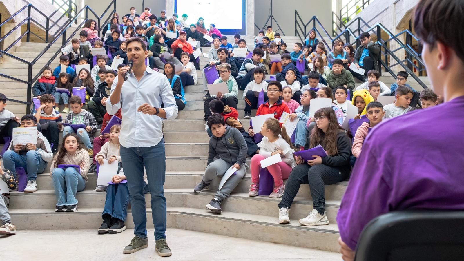 Santiago Passaglia en el cierre de la Colonia de Robótica: "Los jóvenes son el futuro de la ciudad"