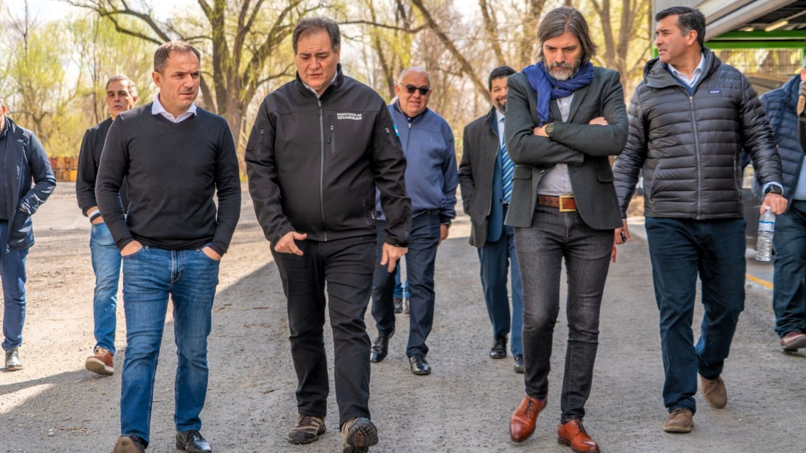 Abella y el ministro de Seguridad bonaerense recorrieron la nueva sede del GAD en Campana