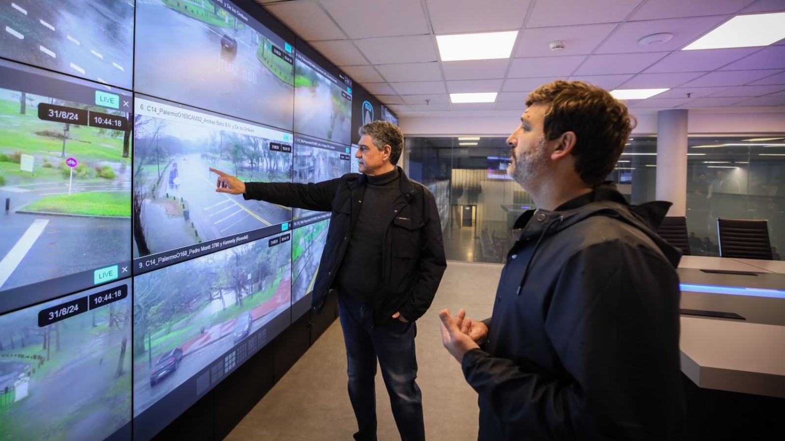 Jorge Macri supervisó el operativo de la Ciudad por la tormenta de Santa Rosa