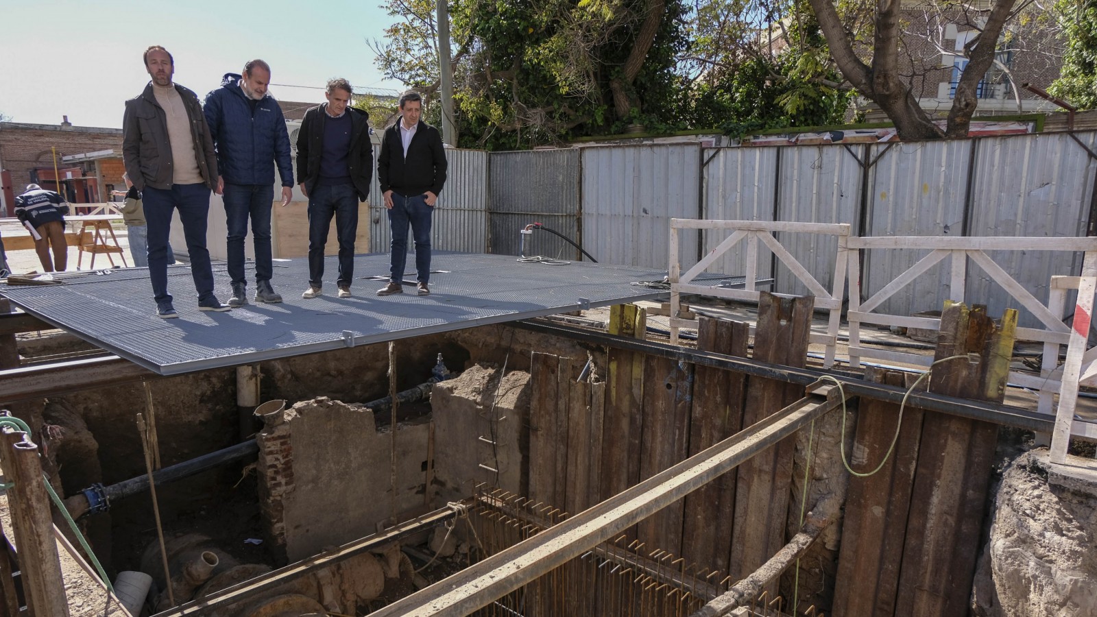 Katopodis recorrió obras del Plan Hídrico Integral para Bahía Blanca