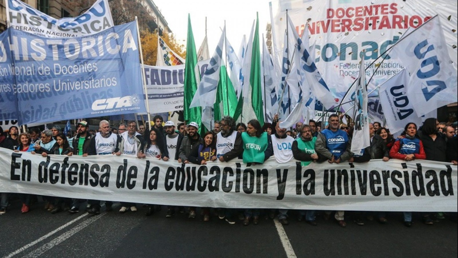 El Frente Sindical de Universidades Nacionales lanzó un "paro total" para este jueves