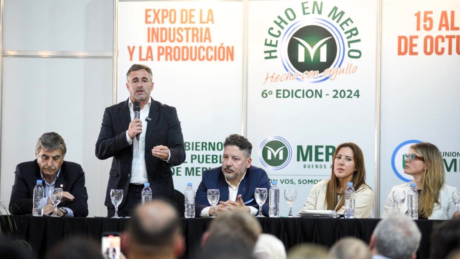 Achával participó de la Expo de la Industria y la Producción en Merlo
