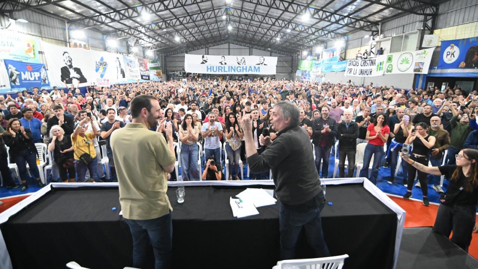 Máximo Kirchner en Hurlingham: masivo acto de apoyo a Cristina Fernández