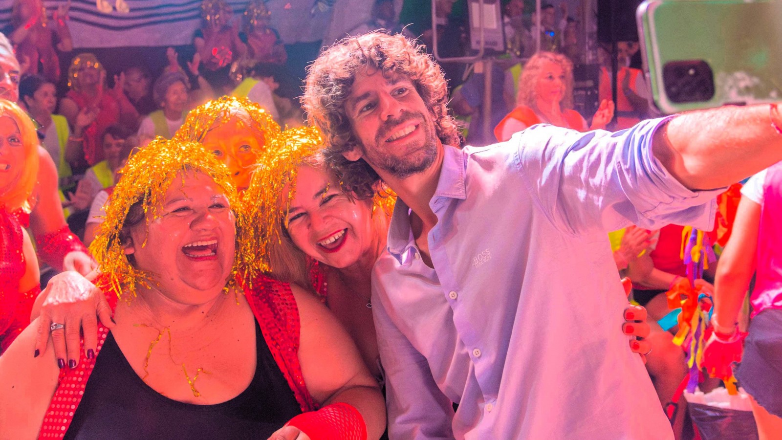 Juan Andreotti acompañó las Galas de Aquagym en San Fernando