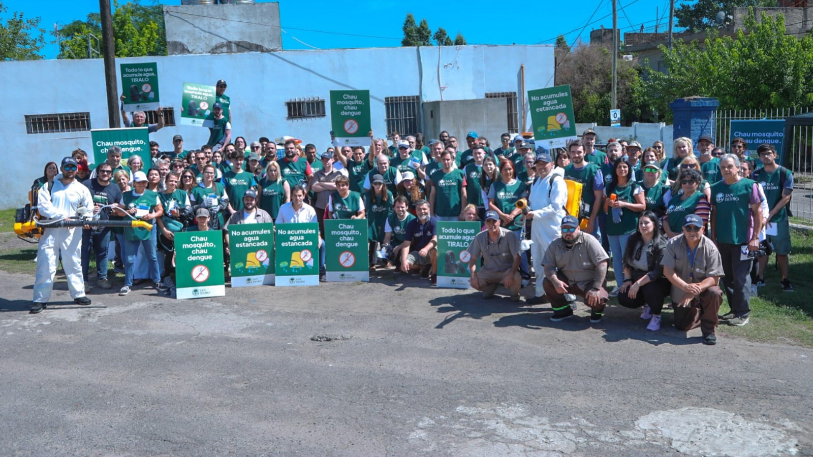 Campaña contra el dengue: se realizó una jornada de descacharrización en el Bajo Boulogne