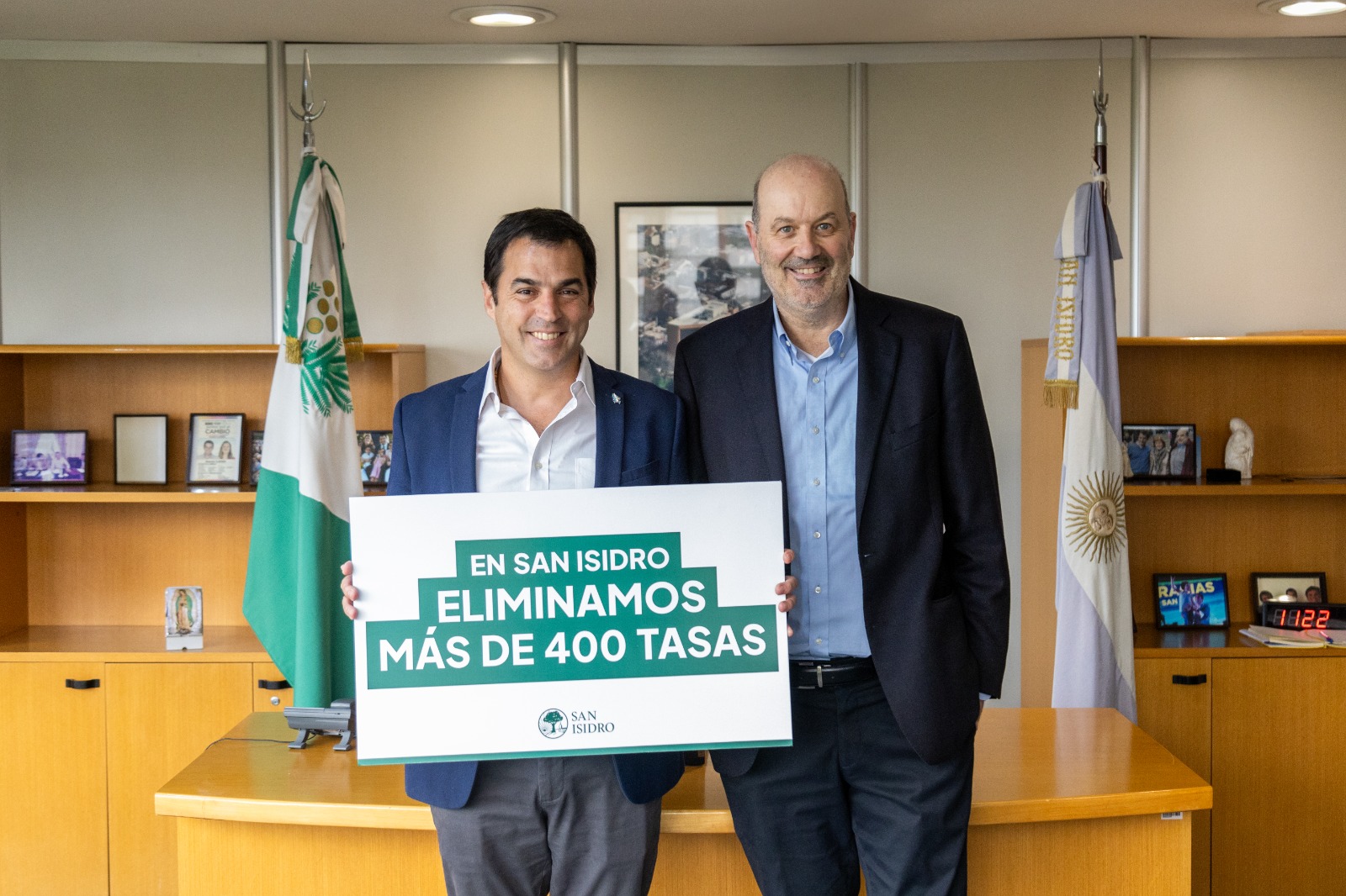 El intendente, Ramón Lanús, elimina en San Isidro 400 tasas para el 2025