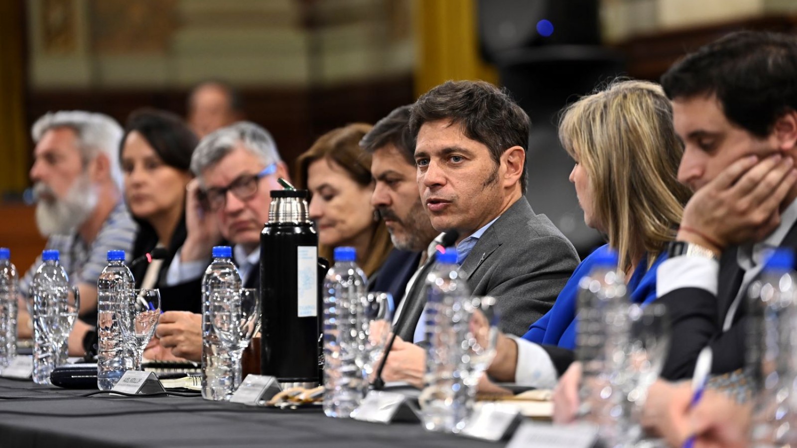 Kicillof encabezó el primer encuentro de la Comisión Asesora Canal Magdalena