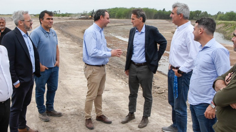 En San Antonio de Areco, Katopodis inauguró y recorrió obras con inversión provincial