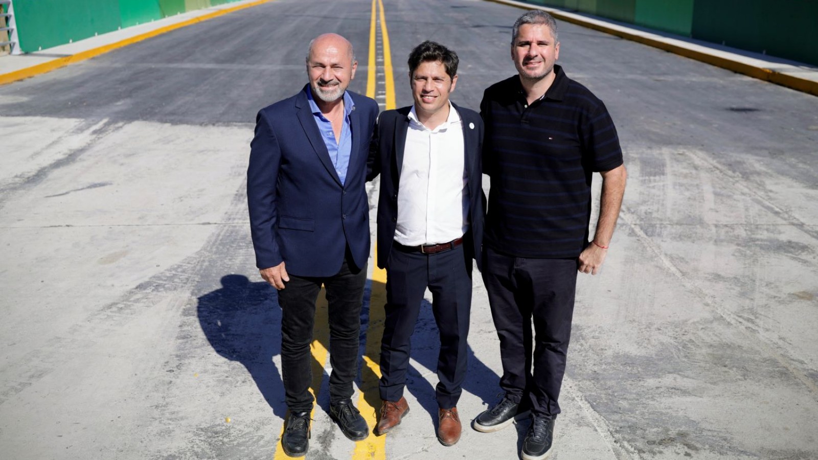 Kicillof y Secco inauguraron el puente Stella Maris en Ensenada