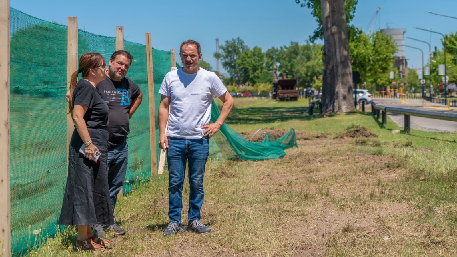 El Municipio de Campana sigue mejorando y embelleciendo los accesos a la Costanera
