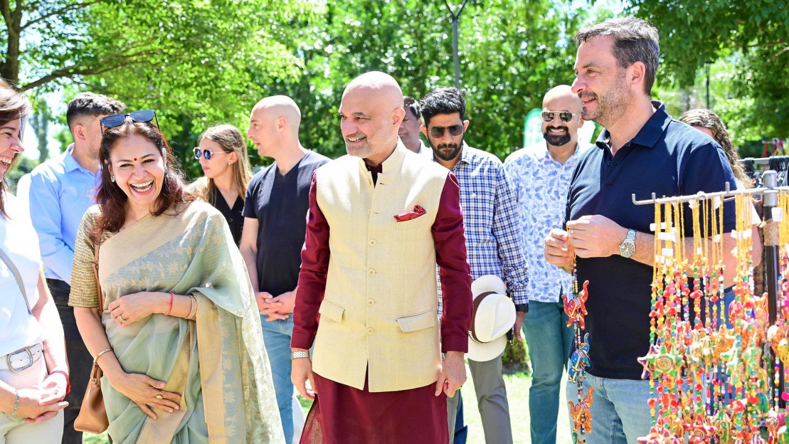 La cultura de la India, presente en el parque Papa Francisco de Escobar