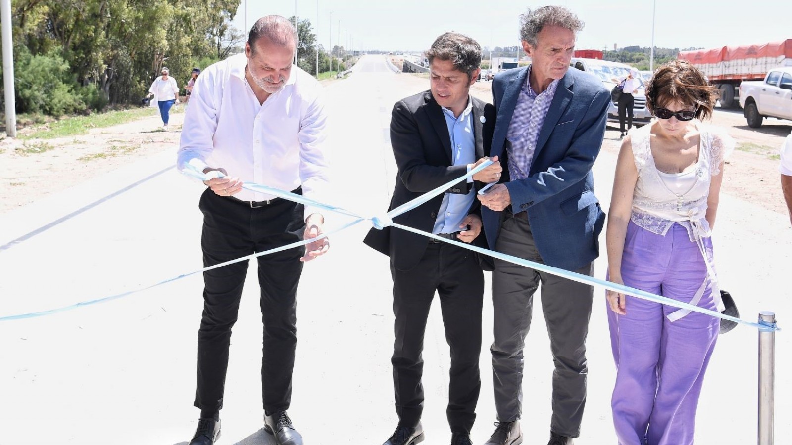 Kicillof inauguró las obras de la Avenida Circunvalación Norte en Bahía Blanca