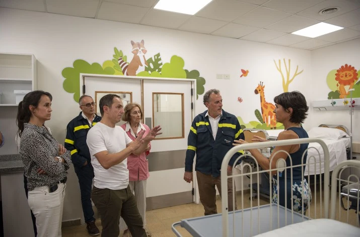 Abella inauguró la nueva Guardia Pediátrica del Hospital y la ampliación de la de Adultos