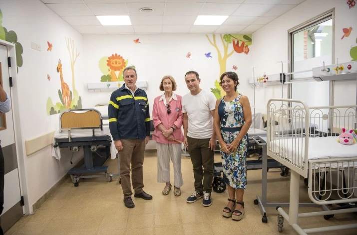 Abella inauguró la nueva Guardia Pediátrica del Hospital y la ampliación de la de Adultos