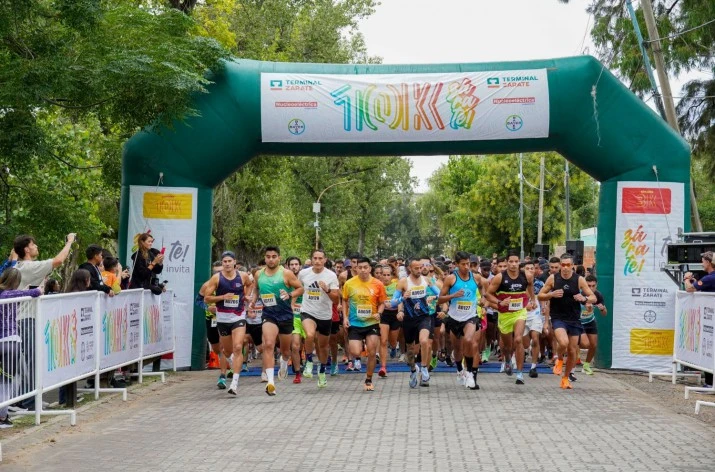 Más de 1.000 corredores participaron de los 10K Ciudad de Zárate 2025