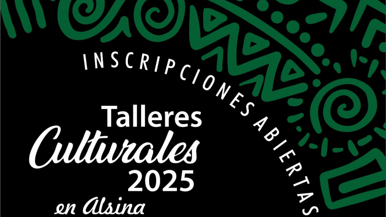 Inscripciones abiertas para los Talleres Culturales 2025