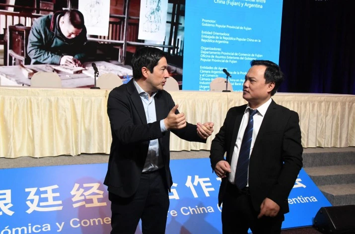 Leo Nardini participó del encuentro de cooperación comercial entre China (Fujian) y Argentina