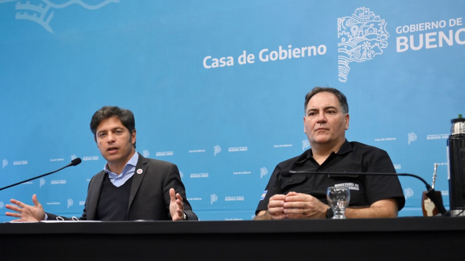 Kicillof encabezó el acto de adhesión de 19 municipios al Fondo de Fortalecimiento de la Seguridad