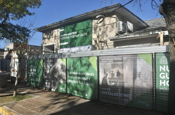 Vicente López inició la construcción de una nueva guardia del Hospital Houssay en el oeste del partido